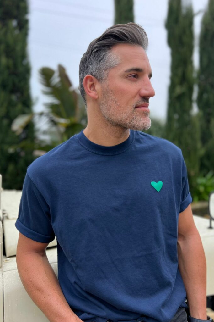 Camiseta azul Limited Edition LOVE unisex